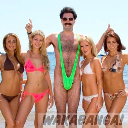 Borat Malla Bikini Trikini Mankini Despedida Solteros